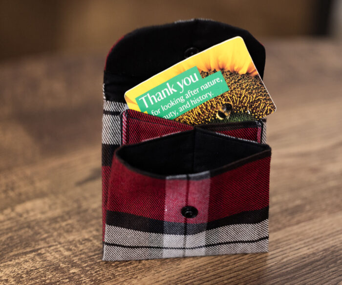 Coin Purse Black Tartan
