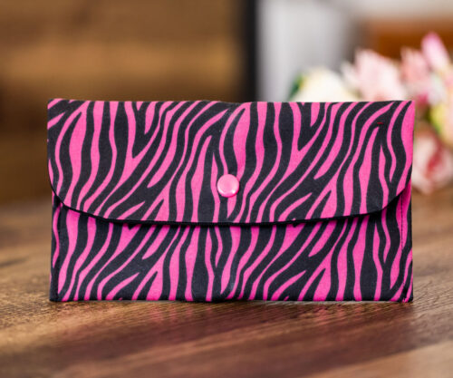 Pink Abstract Purse Wallet