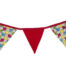 Bunting Wavy Design Red
