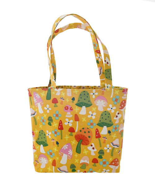 Childrens Tote Bag Toadstools