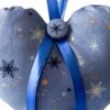 Blue Snowflakes & Gold Spots