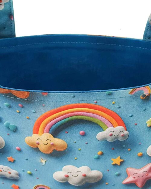 Childrens Tote 3D Rainbows