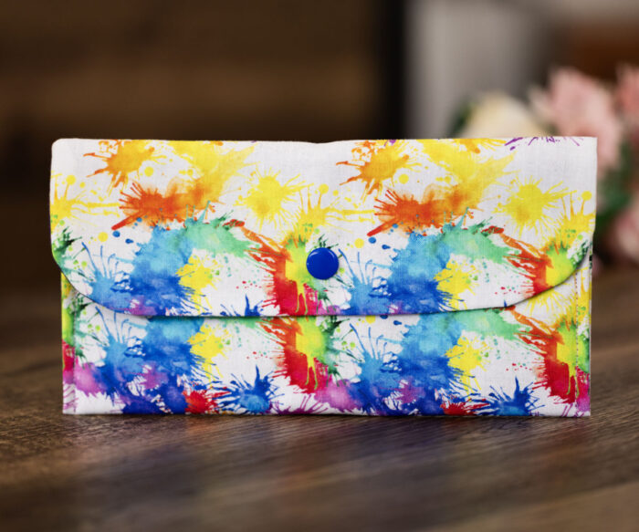 Paint Splash Purse Wallet