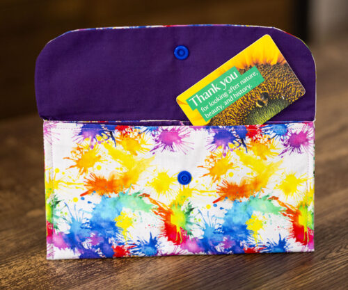 Paint Splash Purse Wallet