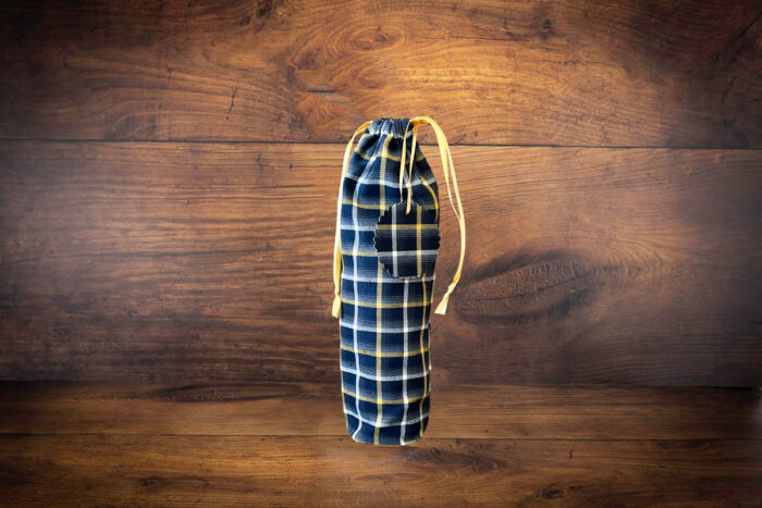 Christmas Bottle Bag Tartan