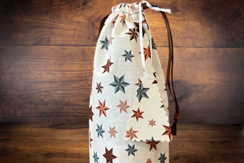 Christmas Stars Bag White