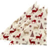 Christmas Napkins Reindeers-Snowflakes