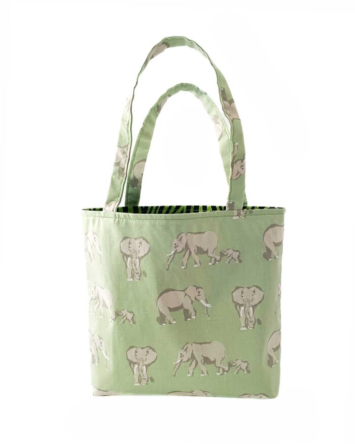 Childrens Tote Elephants Design