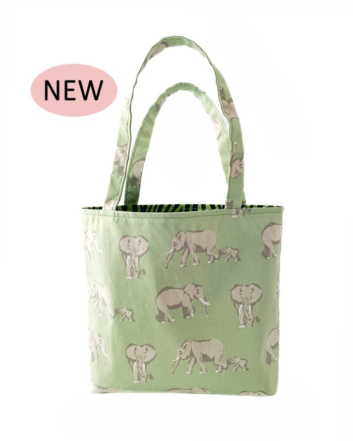 Childrens Tote Elephants Design