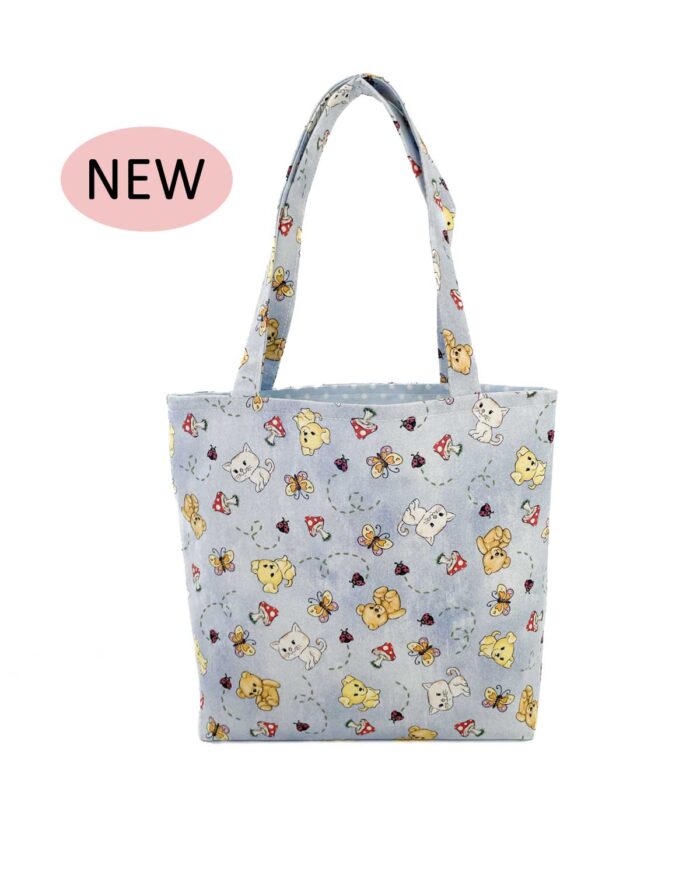 Teddies Tote Bag Blue