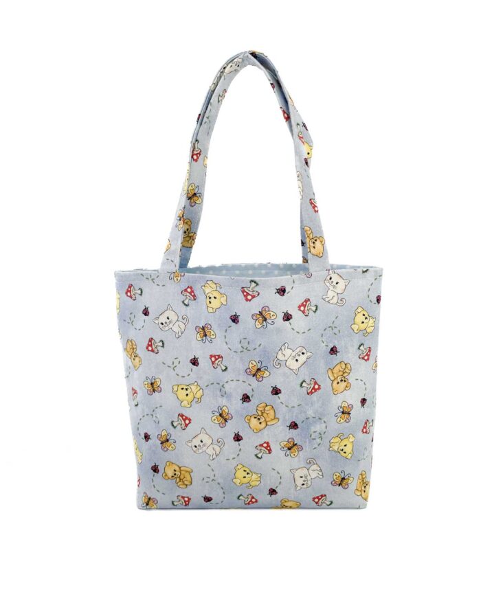 Teddies Tote Bag Blue