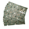 Christmas Placemat Set Green
