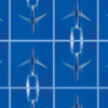 Aeroplane Gift Wrap Blue