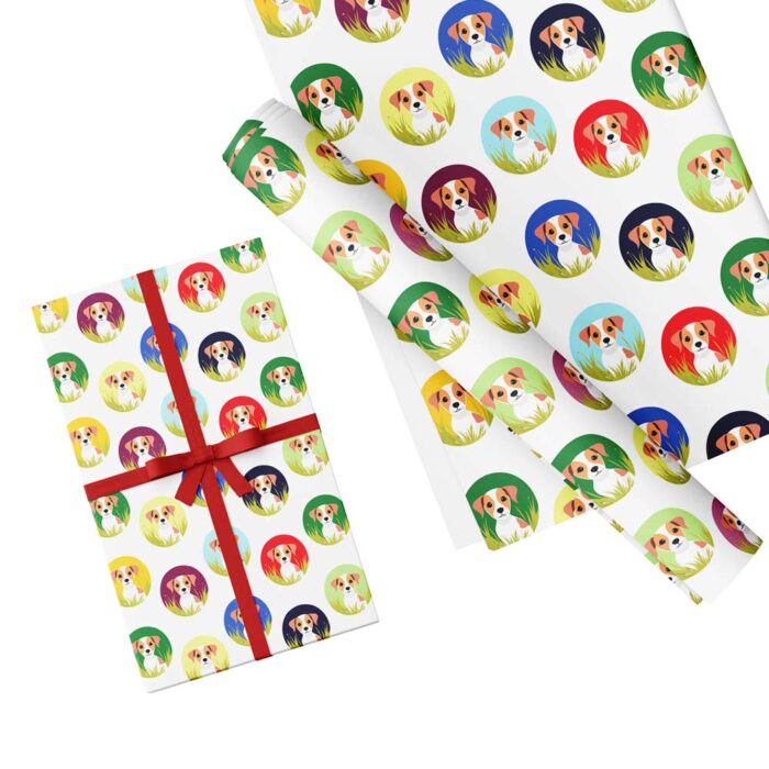 Cartoon Jack Russell Wrap