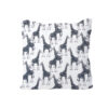 Mini Cushion Giraffes Black