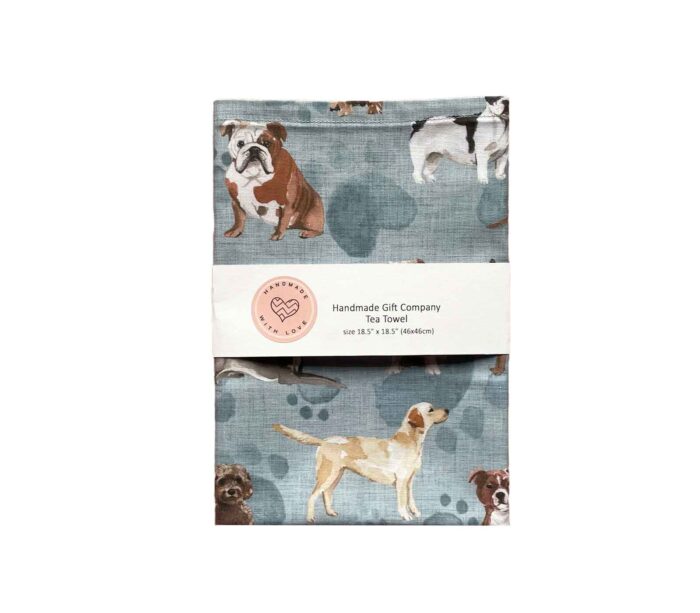 Tea Towel Puppy Dogs