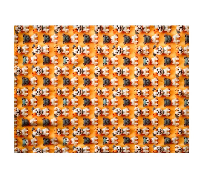 Tea Towel 3D Dogs