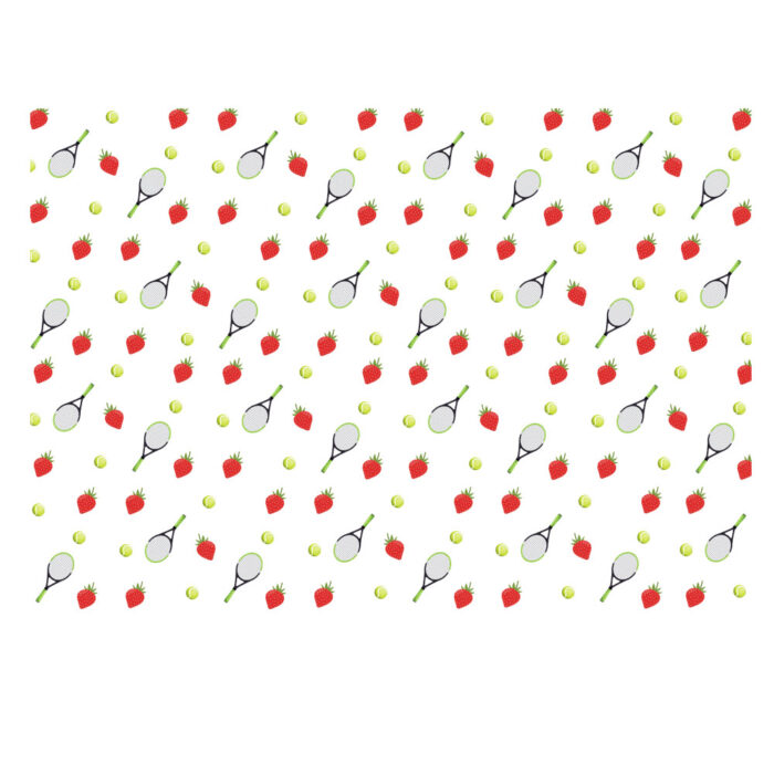 Tennis Gift Wrap White