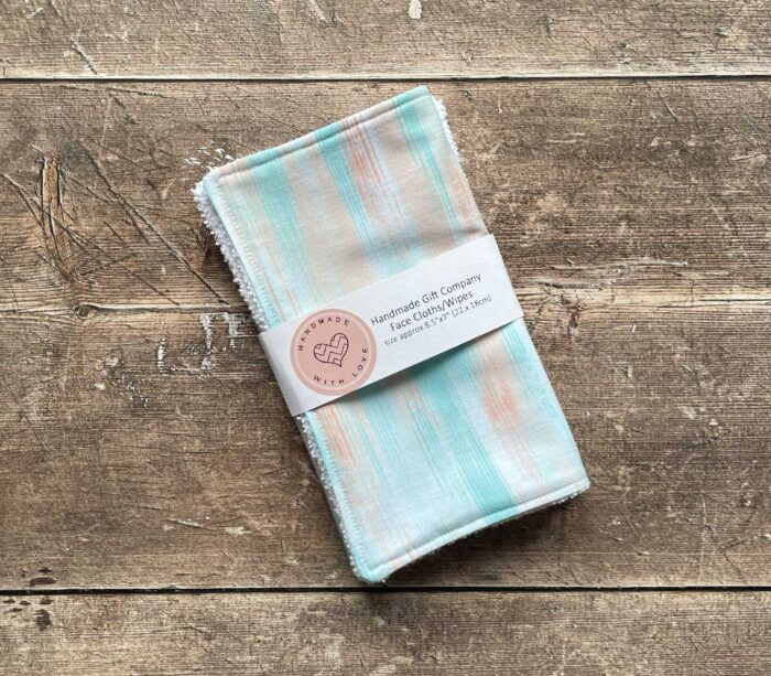 Face Cloth Abstract Green