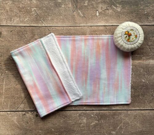 Face Cloth Abstract Pink