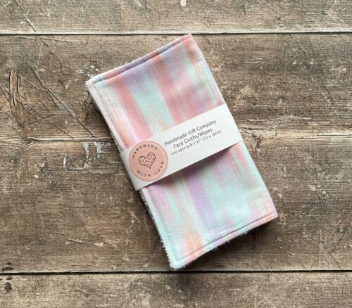 Face Cloth Abstract Pink