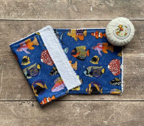 Face Cloth Fish Design