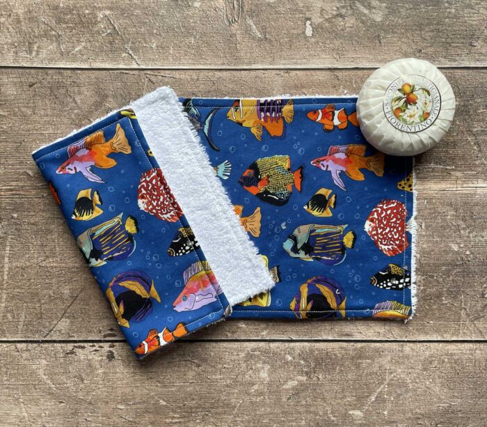 Face Cloth Fish Design