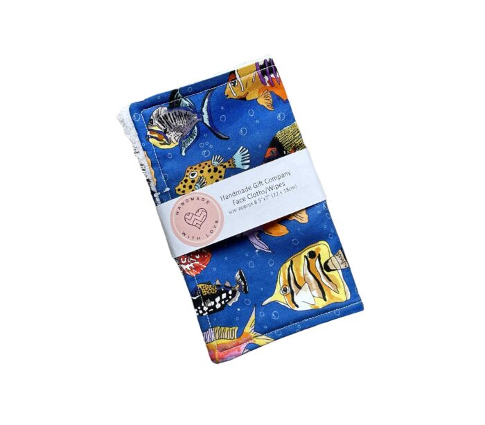 Face Cloth Fish Design