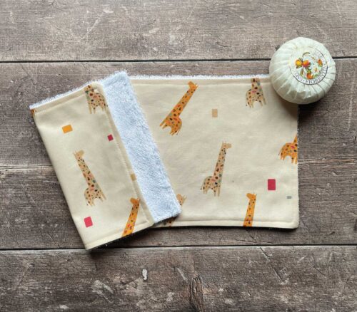 Face Cloth Giraffe Design