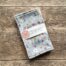 Face Cloth Grey Floral