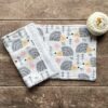 Face Cloth Hedgehog Design