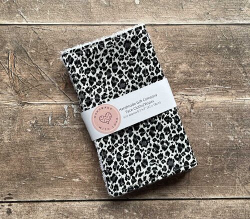 Face Cloth Leopard Print