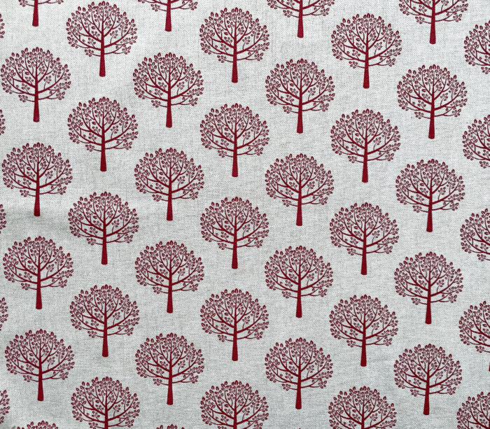 Tea Towel Red Trees