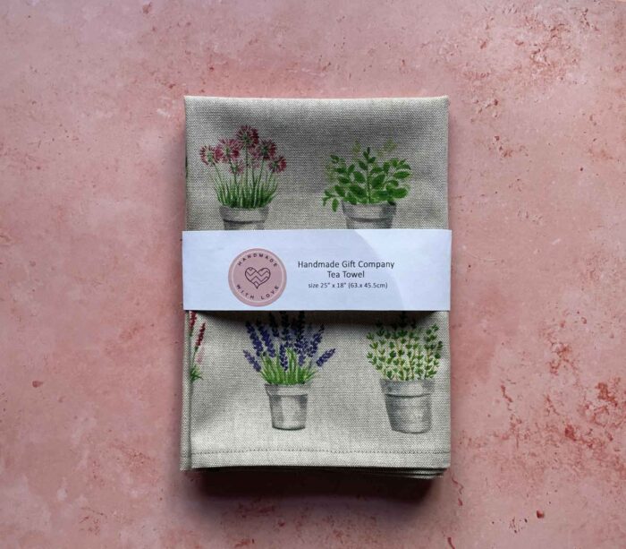 Tea Towel Garden Pots