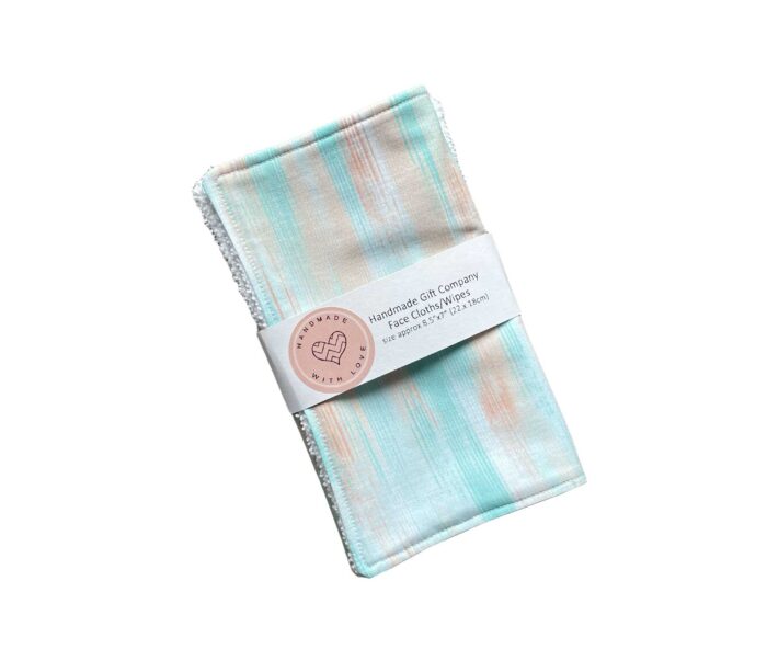 Face Cloth Abstract Green