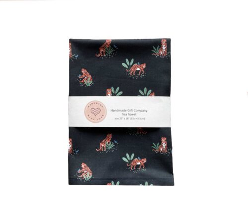 Tea Towel Tiger Design