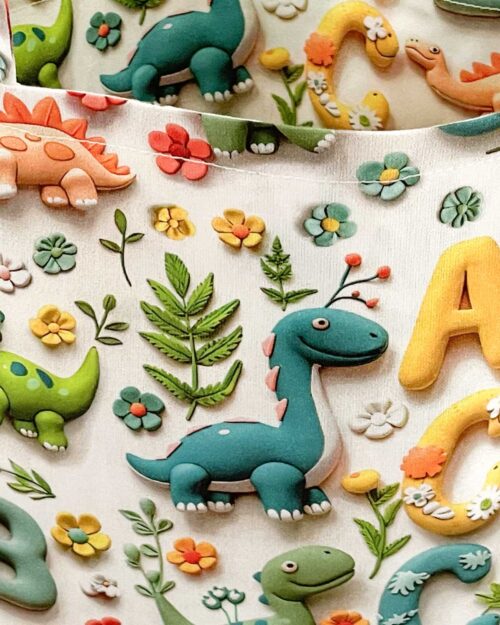 Childrens Tote Bag Alphabets 