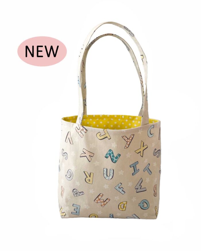 Tote Bag Coloured Alphabet