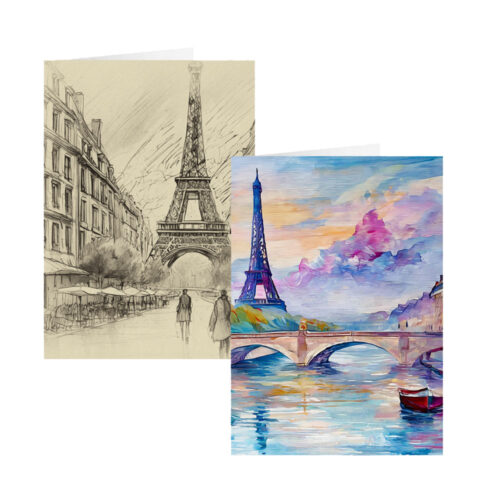 Paris Design Greeting Card