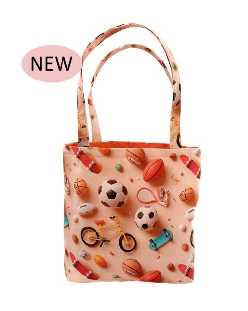 Childrens Tote Bag Sports Design