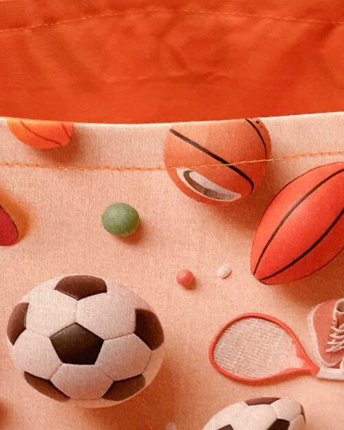 Childrens Tote Bag Sports Design