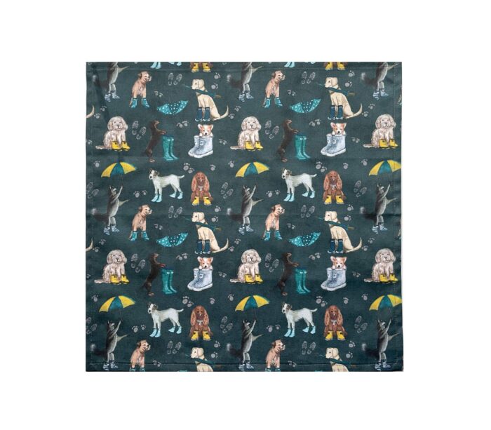Tea Towel Dog Wellingtons