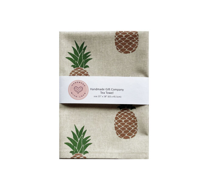 Tea Towel Pineapple Design