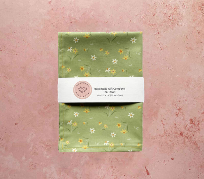 Tea Towel Daisy Flowers
