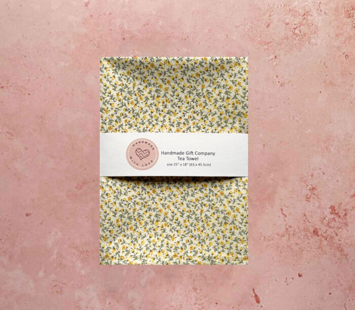 Tea Towel Lemon Floral