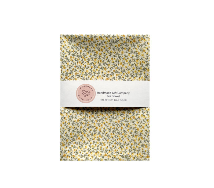 Tea Towel Lemon Floral