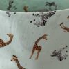 Tote Bag Giraffes Blue