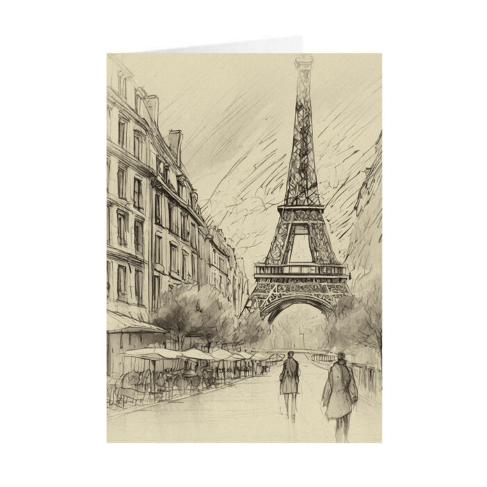 Paris Design Greeting Card