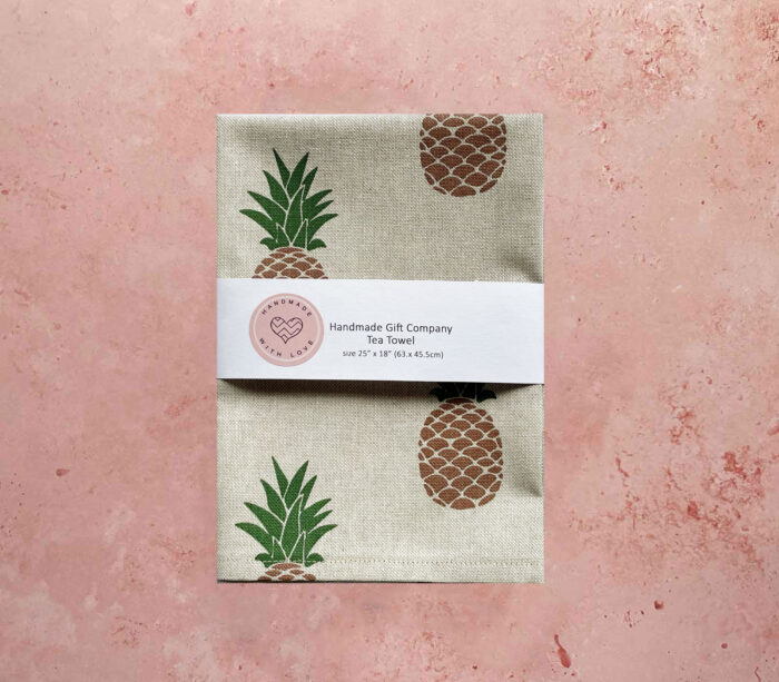 Tea Towel Pineapple Design