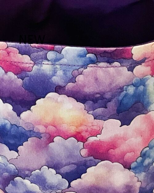 Childrens Tote Bag Coloured Clouds